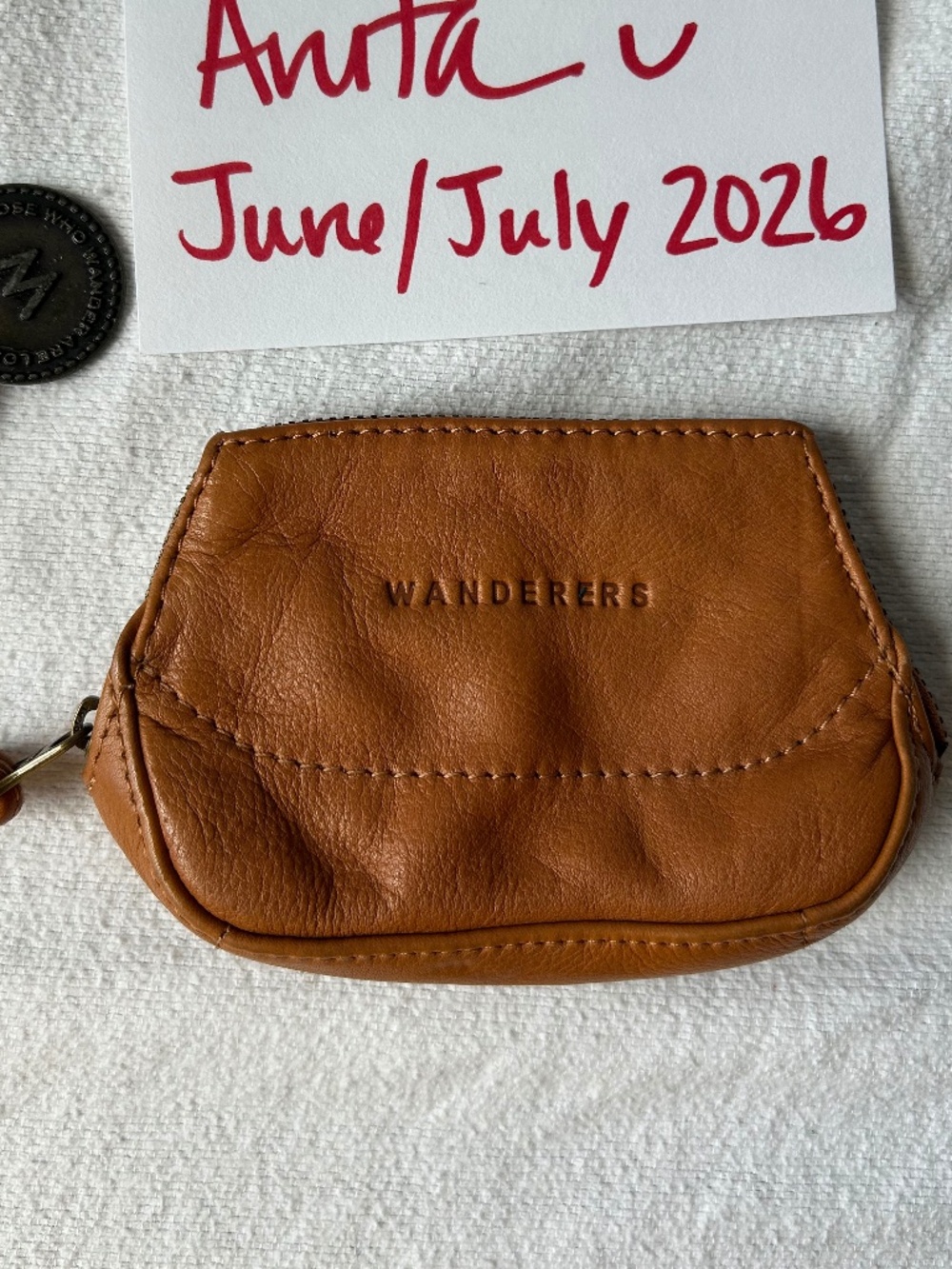 Wanderers Travel Co Le Marais Card Leather Wallet - Tan